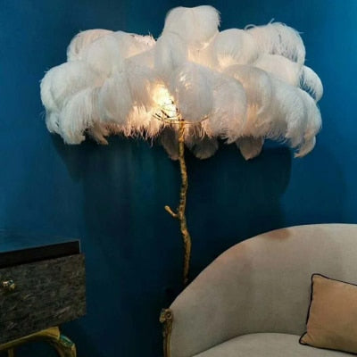 Palmera Luxury Feather Floor Lamp